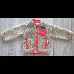 Patagonia Baby Retro-X Fleece Jacket - Narp Natural/Range Pink